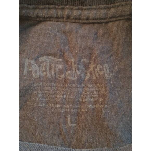 Tupac Poetic Justice T-Shirt. Men's Large. Black. - Picture 4 of 6